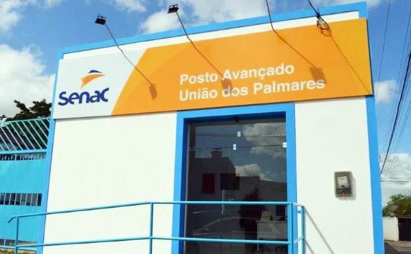 Senac de União dos Palmares abre inscrições para 100 bolsas em cursos profissionalizantes