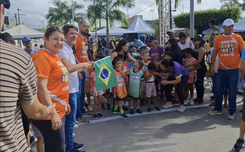Maratoninha Cria estreia com sucesso e anima o domingo em União dos Palmares