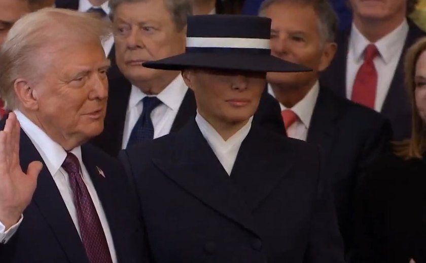 Trump toma posse como 47º presidente dos EUA ao lado de Musk e aliados