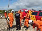 Agentes, bombeiros e cães fazem buscas por cozinheiro desaparecido