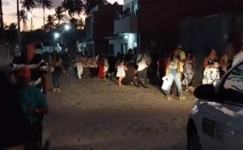 Atentado a tiros deixa dois feridos durante procissão em Coruripe; suspeitos foram presos