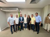Geo Cruz e Paulo Dantas assinam ordem de serviço para a construção de uma escola estadual em Ibateguara
