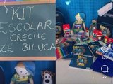 Educação de Ibateguara oferta kits escolares para estudantes da Creche Zé Biluca