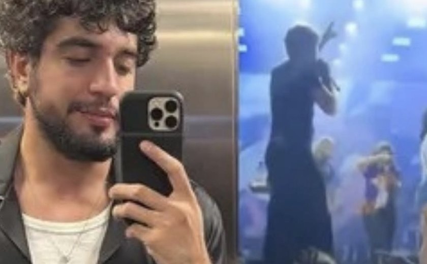 Cantor Nattan oferece R$ 1 mil para homem trair namorada no palco de show e relacionamento acaba