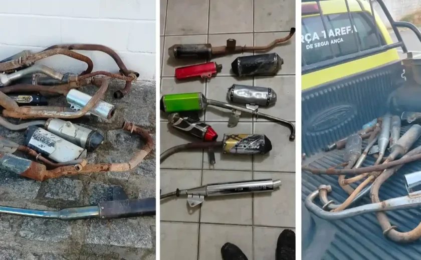 Mais de 200 roncadores são retirados de circulação em União dos Palmares