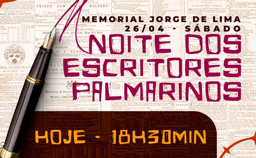 Prefeitura de União dos Palmares convida para evento dedicado aos escritores palmarinos