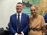 Geo Cruz é recebido em Brasília com selo do MEC e participa de reunião com a ministra Marina Silva