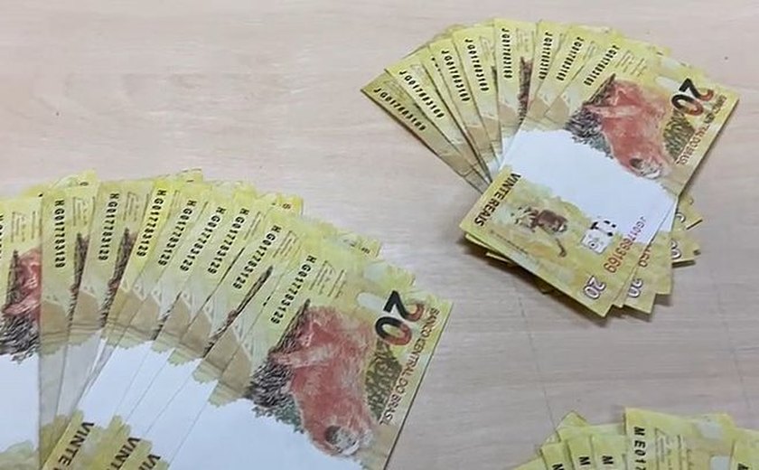 Jovem é preso pela PF ao ser flagrado com drogas e mais de R$ 1,2 mil em notas falsas