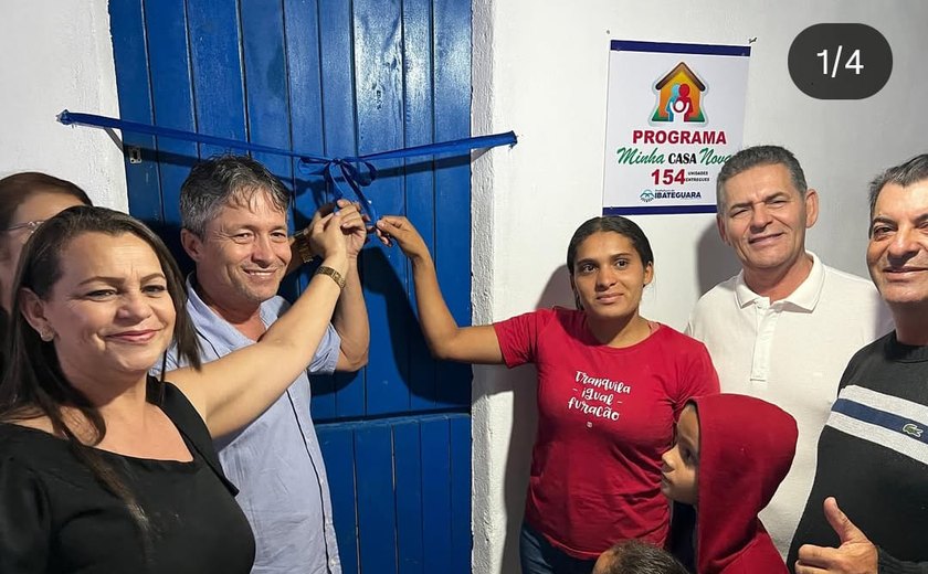 Moradora de Ibateguara recebe nova casa pelo programa 'Minha Casa Nova'