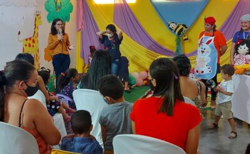 Programa Criança Feliz de Santana do Mundaú lança projeto Mochila Viajante da Primeira Infância