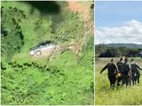 Policial militar é resgatado com vida após mais de 24 horas preso em ferragens de carro capotado no Ceará