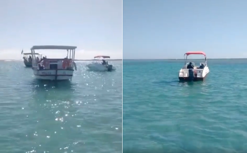 Jangadeiros fecham piscinas naturais de Maragogi em protesto contra projeto de lei