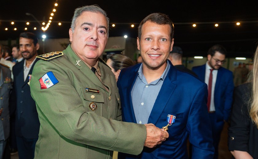 Remi Filho recebe Medalha de Mérito Institucional da Polícia Militar Zumbi dos Palmares