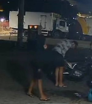 Dois homens tentam roubar moto em posto de combustível de União dos Palmares