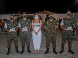 Prefeita Ângela Vanessa participa de formatura militar de jovens lajenses