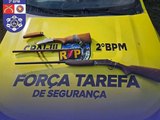 Polícia Militar apreende duas armas de fogo em São José da Laje