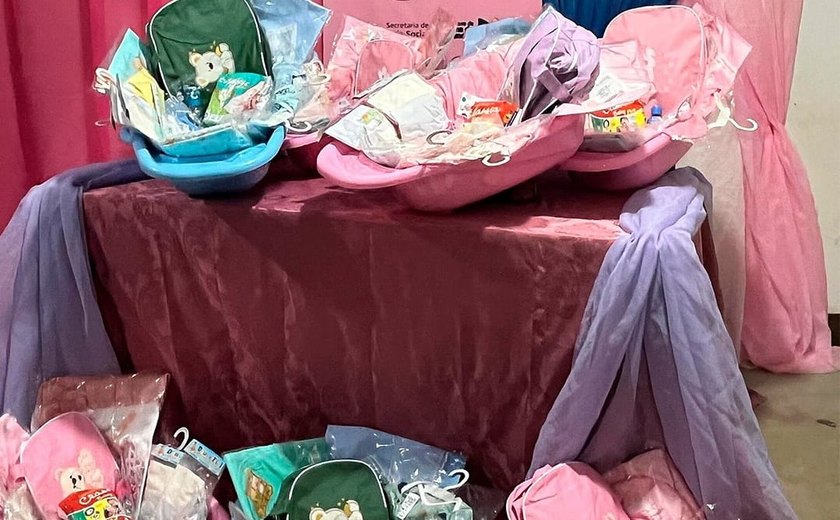 Programa Dona Cegonha beneficia gestantes com kits de enxoval em Santana do Mundaú