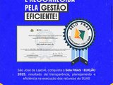 São José da Laje conquista selo nacional e tem gestão da assistência social reconhecida