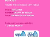 Prefeitura de São José da Laje e Secretaria da Mulher farão a entrega de kits para mulheres