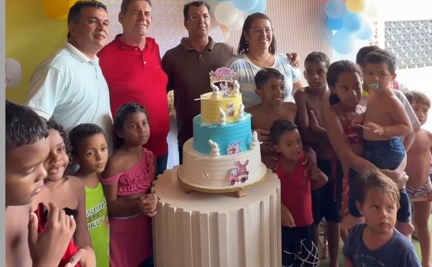 Ibateguara: prefeito Geo Cruz reúne mais de 500 crianças em ação de convivência social