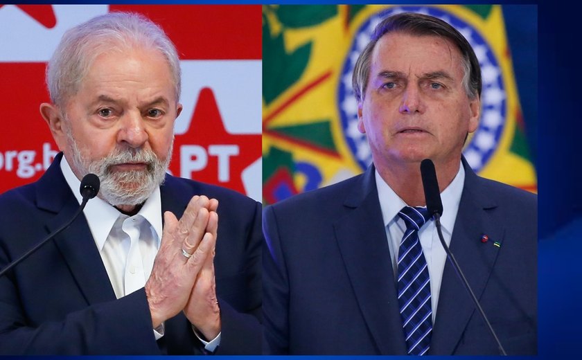 Pesquisa IPEC: Lula tem 62% e Bolsonaro 29% dos votos válidos em Alagoas