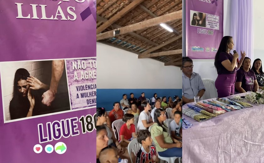 Prefeitura de Ibateguara promove evento em alusão ao Agosto Lilás