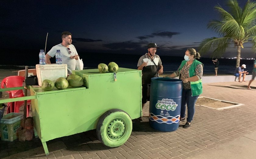 Prefeitura de Maceió realiza ações ambientais na orla de Maceió