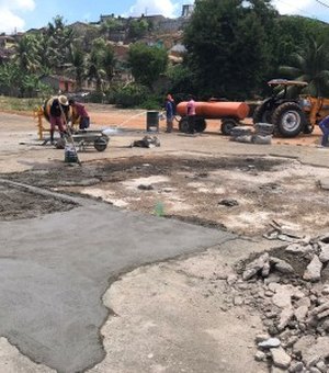 Prefeitura de Branquinha inicia reforma da Praça José Gomes de Freitas