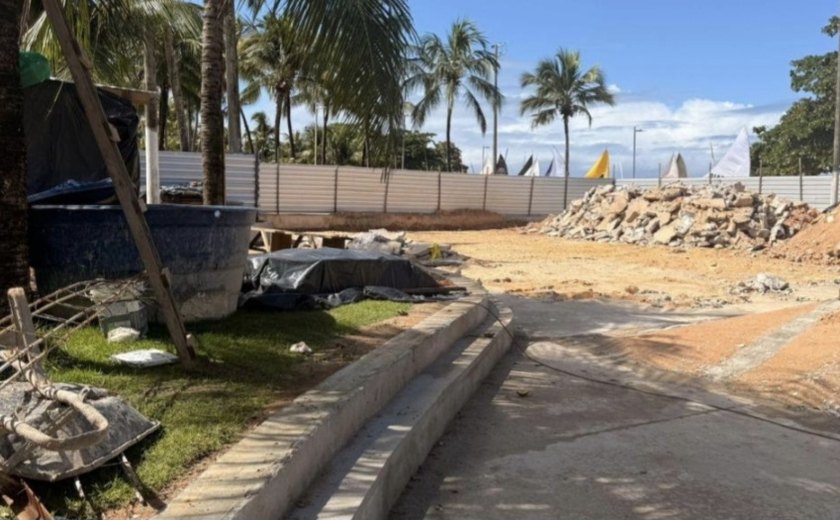 Obras de modernização do Skatepark da Pajuçara são iniciadas pela Prefeitura de Maceió