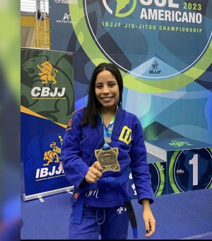 Palmarina é medalha de bronze em Campeonato Sul Americano de Jiu-jitsu