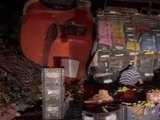 Caminhão carregado de frutas tomba na descida do Caldas