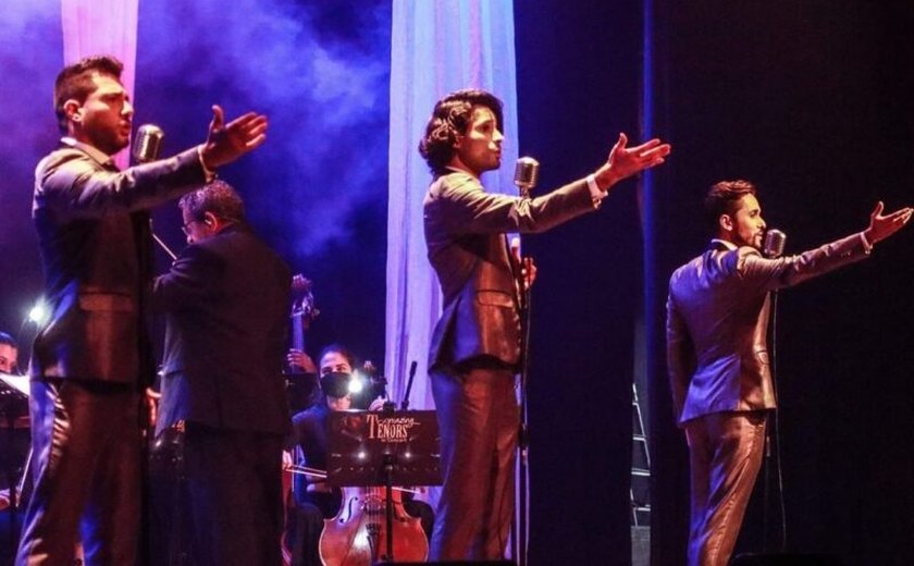 The Amazing Tenors encantará o público com canções do renomado tenor Andrea Bocelli em Maceió