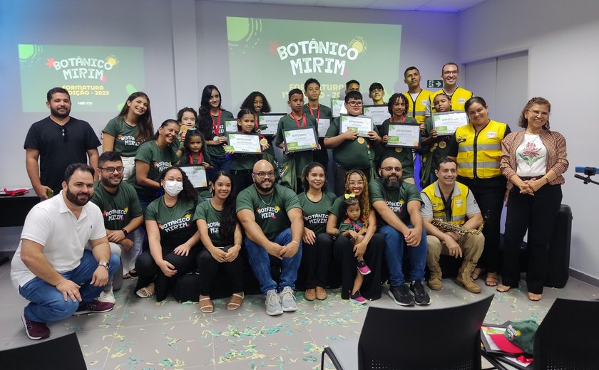 IMA forma a primeira turma de botânicos mirins