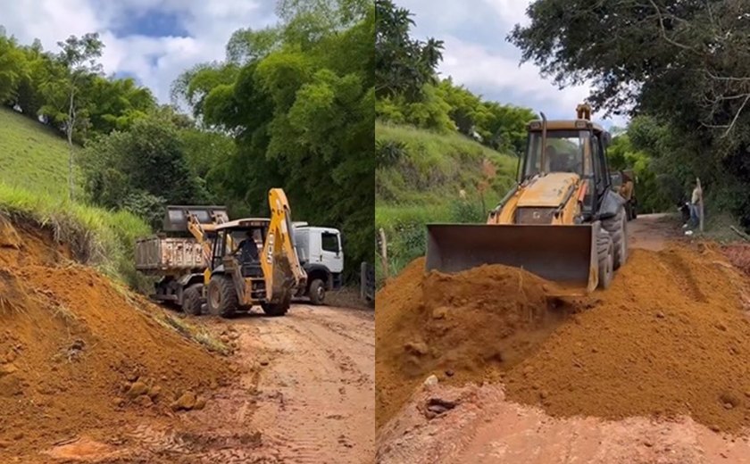 Prefeitura de Ibateguara realiza ações de recuperação de estradas vicinais