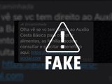 Site para consulta de Auxílio Cesta Básica é Fake