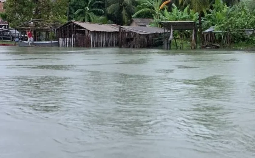 Oito rios, riachos e lagoa estão em alertas no Estado por causa das fortes chuvas; veja quais