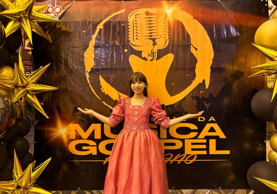 Rebeca Eloyse é campeã nas categorias Melhor Revelação e Melhor Música Infanto-Juvenil no Prêmio Música Gospel Alagoana