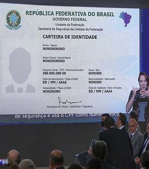 Nova Carteira de Identidade permite anotar condição de doador de órgãos