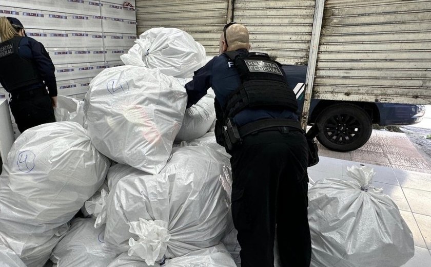 Receita apreende R$ 3 milhões em tênis falsos em operação em Maceió