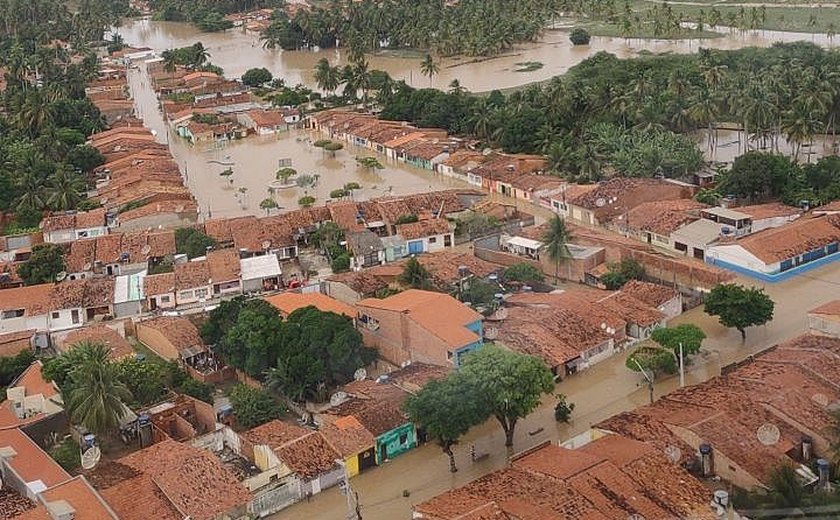 Inmet emite dois alertas de chuvas intensas para mais de 80 cidades de AL