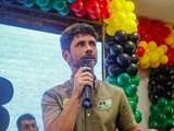 'Faremos política olhando nos olhos das pessoas, como sempre fizemos!', Júnior Menezes em lançamento de sua pré-candidatura