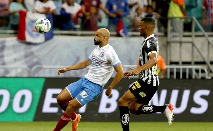 Santos vira com gol nos acréscimos e vence o Bahia em Salvador