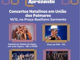 Nesta terça-feira, concerto natalino transforma a Praça Basiliano Sarmento em palco de grandes emoções em União dos Palmares