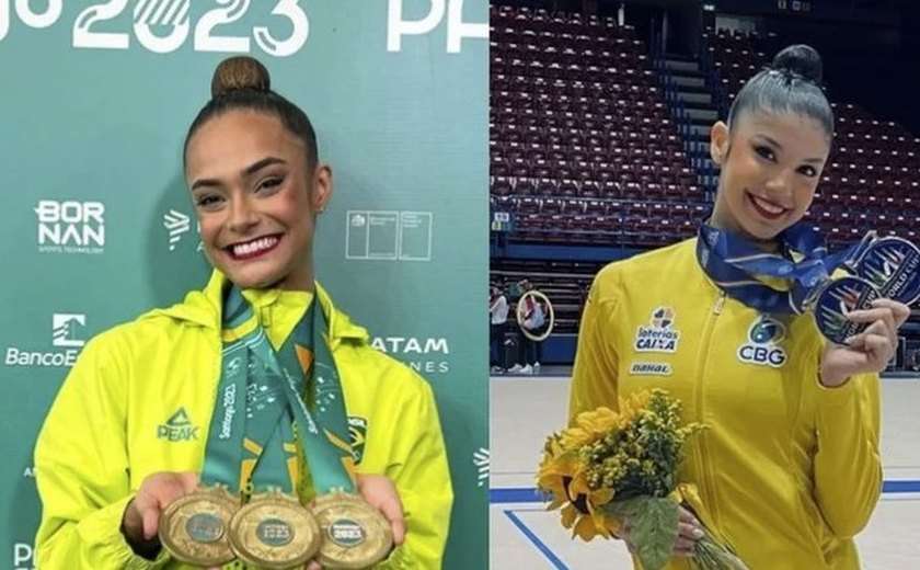 Ginastas alagoanas garantem vaga na seleção brasileira de ginástica rítmica para 2026
