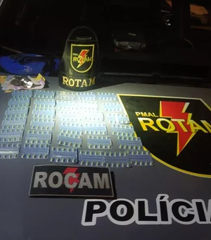 Homem esconde mais de 300 comprimidos de Rohypnol em carrinho de frutas e é preso na Levada, em Maceió