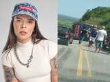 Ônibus com a cantora Maria Clara e equipe com mais de 15 pessoas tomba no interior de AL