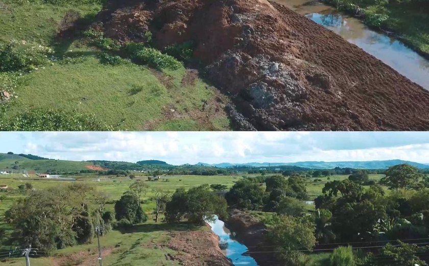 Prefeitura trabalha em desobstrução dos canais de drenagem de União para conter alagamentos