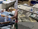 Fiscalização de parlamentares flagra corredores do HGE lotados de pacientes e problemas graves na estrutura física