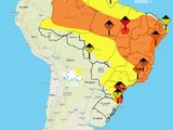 Inmet emite alerta de perigo de chuvas para 23 estados