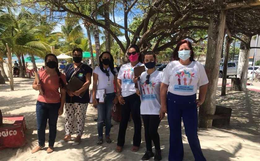 Assistência Social de Maceió combate exploração do trabalho infantil na orla marítima